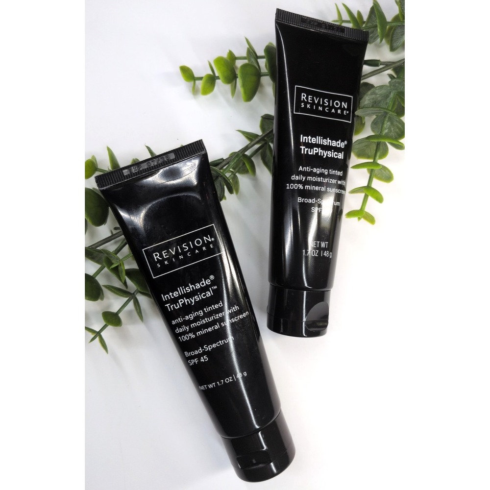 SEALED LOT 2🌿Revision Intellishade TruPhysical 1.7oz Anti-Aging EXP 23/28-SEE!